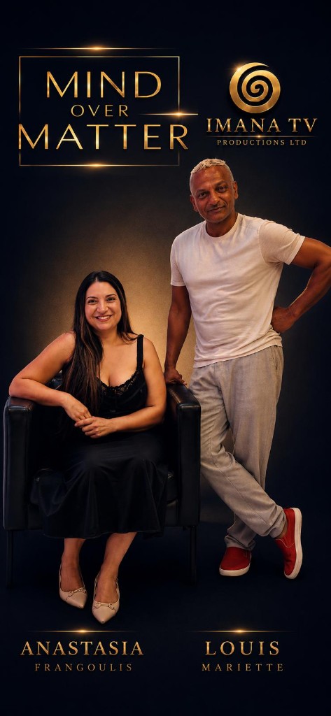 Anastasia Frangoulis and Louis Mariette — Mind Over Matter promo cover